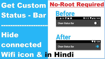 [No-Root] Hide Connected Wifi Icon from Status bar without disable WIFI