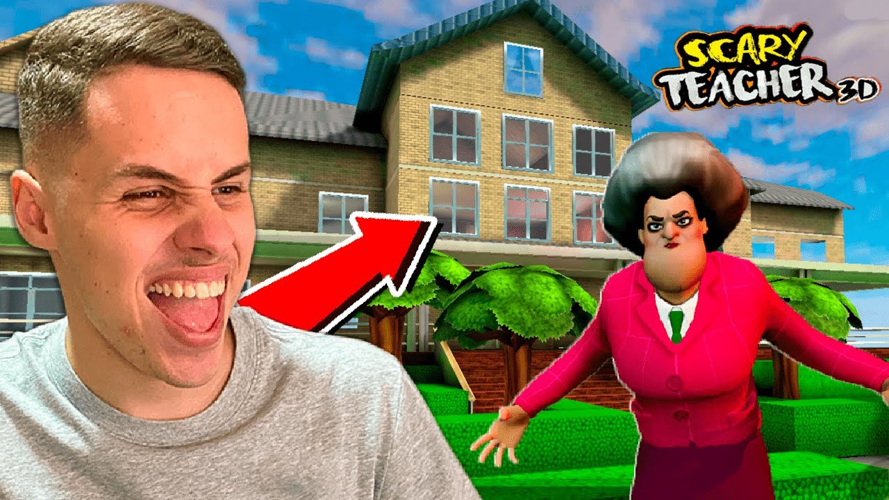 O JOGO DA PROFESSORA DO MAL! Scary Teacher 3D! 