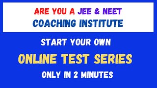 How to create JEE & NEET Test Series - Best Application for Coaching Institutes screenshot 4