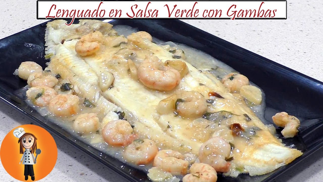 Lenguado en Salsa Verde con Gambas | Receta de Cocina en Familia