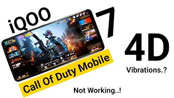 iQOO 7 4D Vibrations After Update Call of Duty Gameplay Support Test Still not working 😐🤷‍♂️🔥