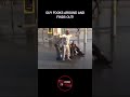 GUY PUNCHES🔥FIRETRUCK🔥& INSTANTLY REGRETS IT! 💦 He Found Out! 🤣 #shorts #short