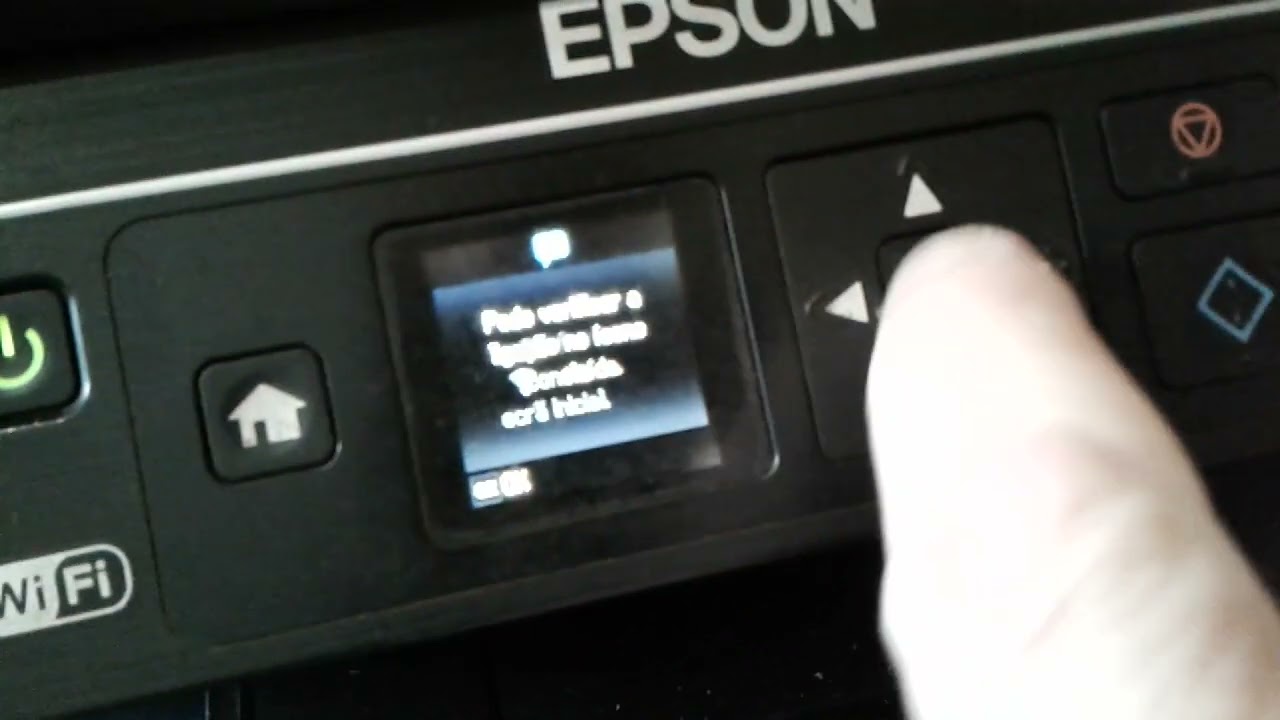 Como configurar o Wi-Fi da Epson L455 direct conexão WPS celular