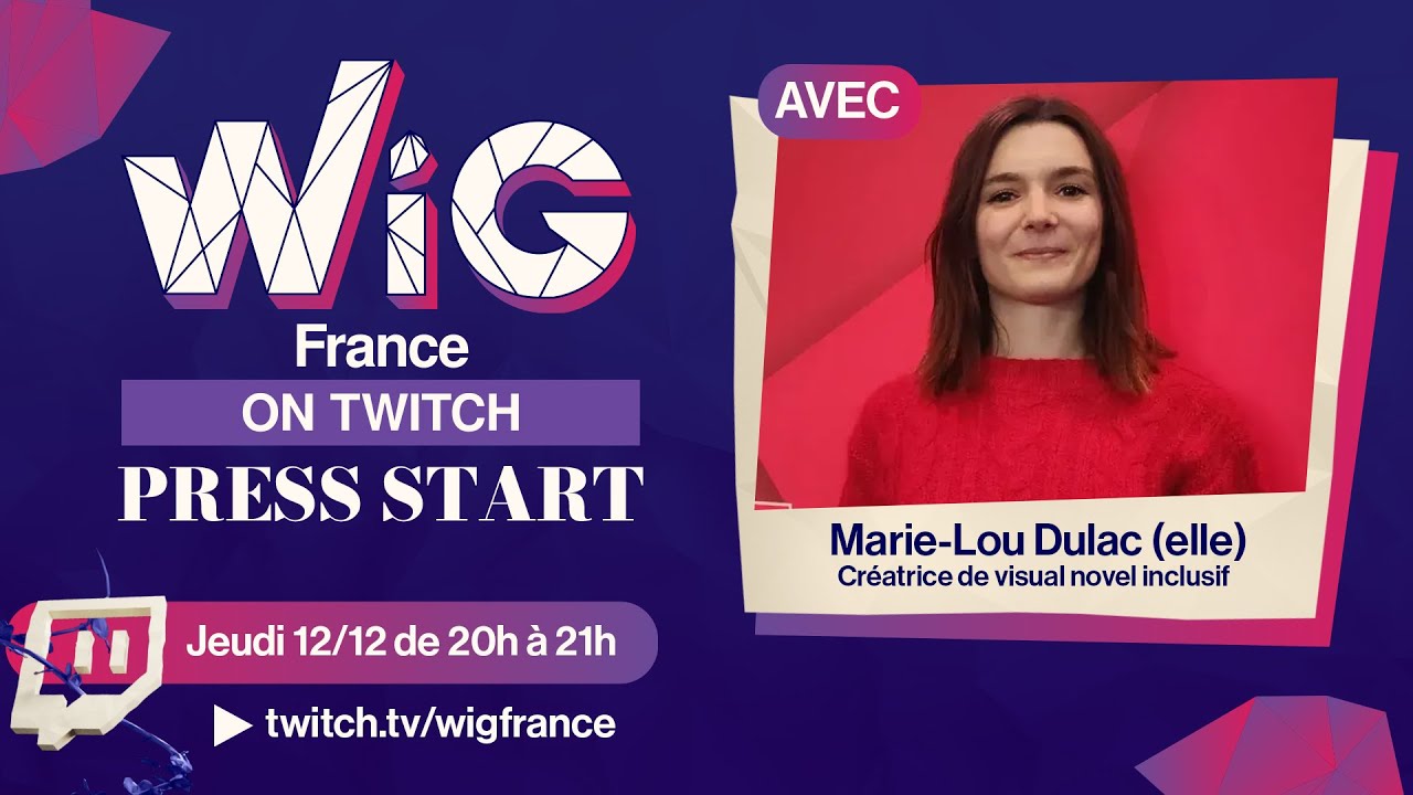 Press Start - Rencontre avec Marie-Lou Dulac, Créatrice de visuals novels inclusifs