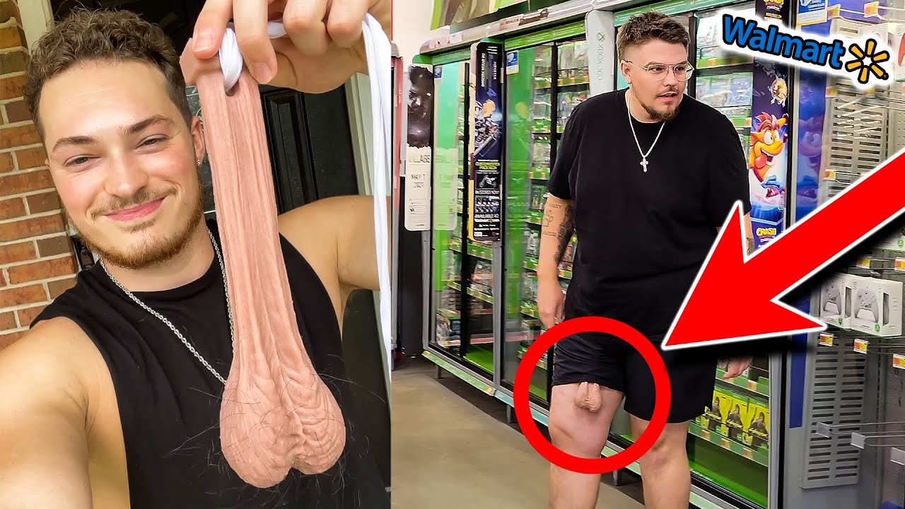 WALKING IN PUBLIC WITH OUR BALLS OUT... (PRANK) - YouTube