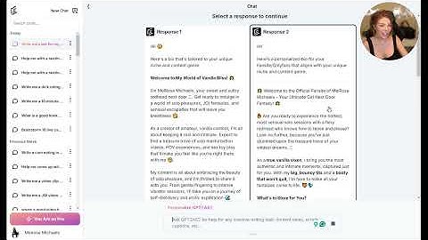 How to use GPTease to write an OnlyFans fansite bio