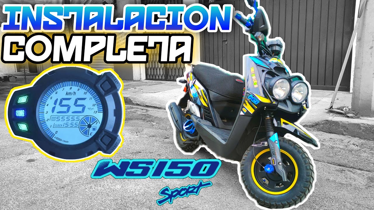 Cómo instalar Tablero digital a WS SPORT | PANACEA BIKERS 🔥