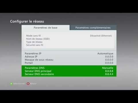 Explication et réglage des DNS sur Xbox