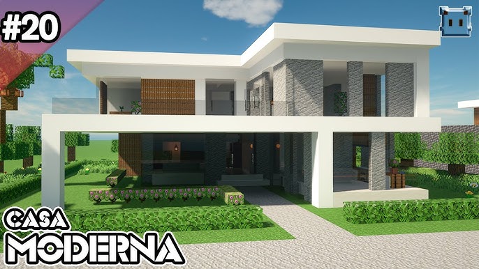 Minecraft: CREA una CASA MODERNA 1.19 GRANDE 2022 #14✓