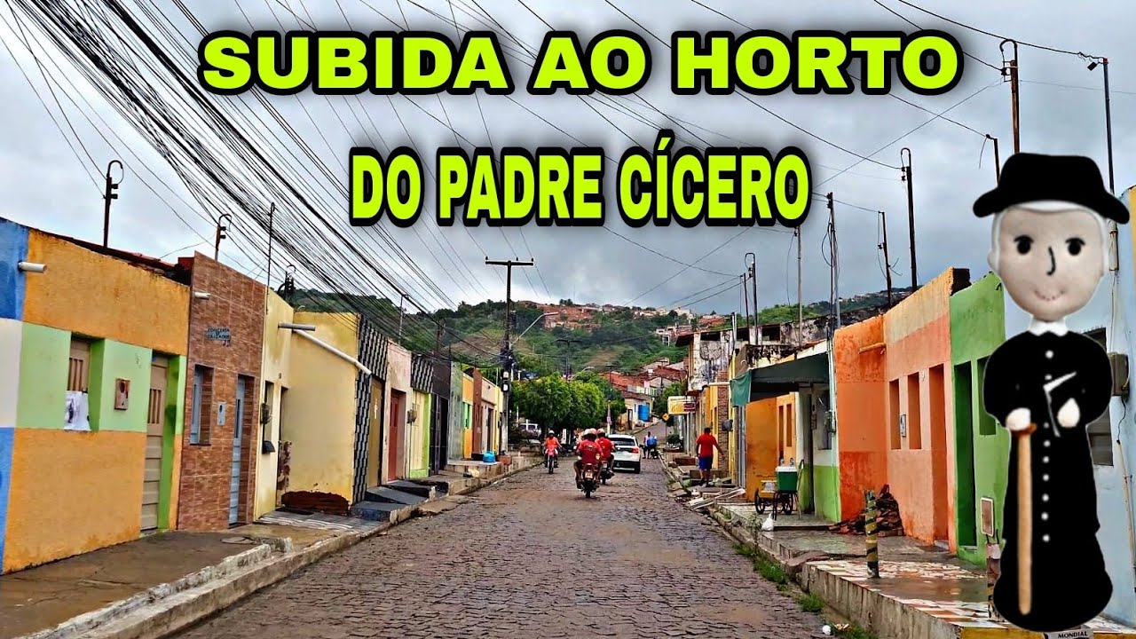 Conheça a Subida do Horto pela estrada velha. Juazeiro do Norte Ceará, Brasil.