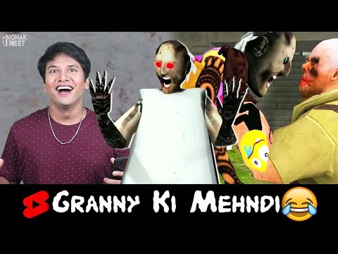 Granny Ka Mehndi Business - Paisa Hi Paisa 😂 HORROR GAME GRANNY 2 : COMEDY #YtShorts #Shorts