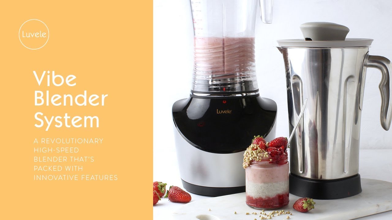 The Luvele Vibe Stainless Steel Blender, the Ultimate High Speed