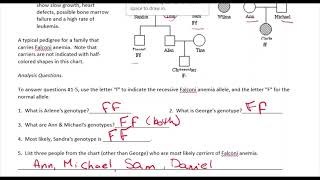 Unit 2 Lesson 10 Pedigrees