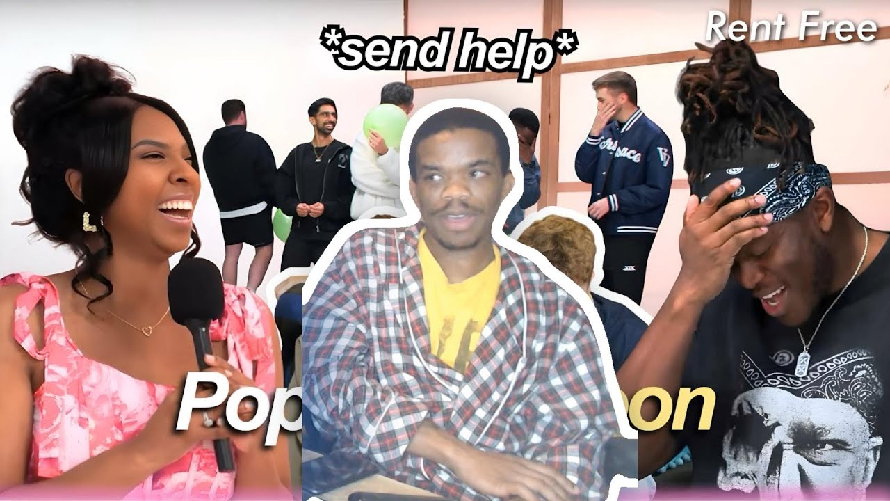 Pop the Balloon Dating Show Moments That Will Cure Your Boredom SIDEMEN and ARLETTE- reaction