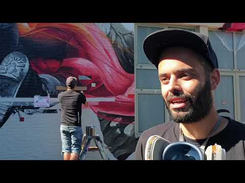 Muurschildering SintLucas (Boxtel)