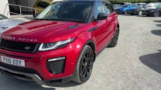 2016 LAND ROVER RANGE ROVER EVOQUE 2 0 TD4 HSE Dynamic SUV 5dr Diesel Auto 4WD