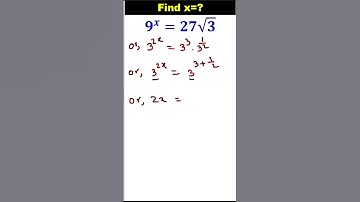 find x of indices and algebraic manipulation #indices  #algebraic #equationmathtricks #olympiad