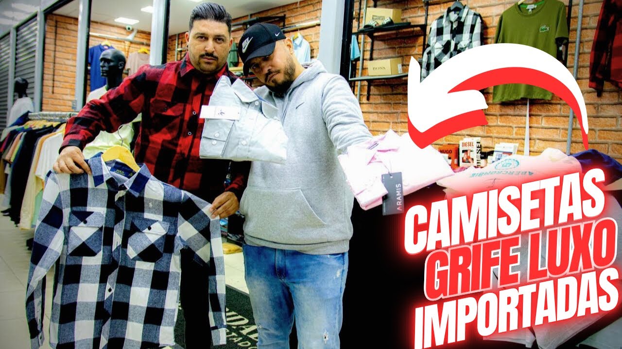 🔥👕O MELHOR FORNECEDOR DE ROUPAS IMPORTADAS DE GRIFES 1 POR 1 DE ALTA QUALIDADE!!! 