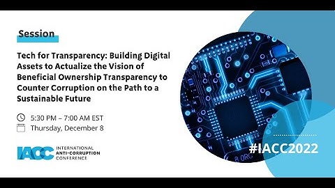 Building Digital Assets to Actualize the Vision of Beneficial Ownership Transparency