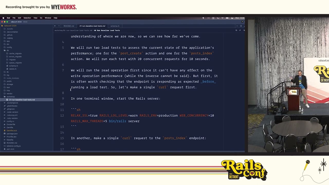 RailsConf 2024 - SQLite on Rails: From rails new to 50k concurrent... by Stephen Margheim
