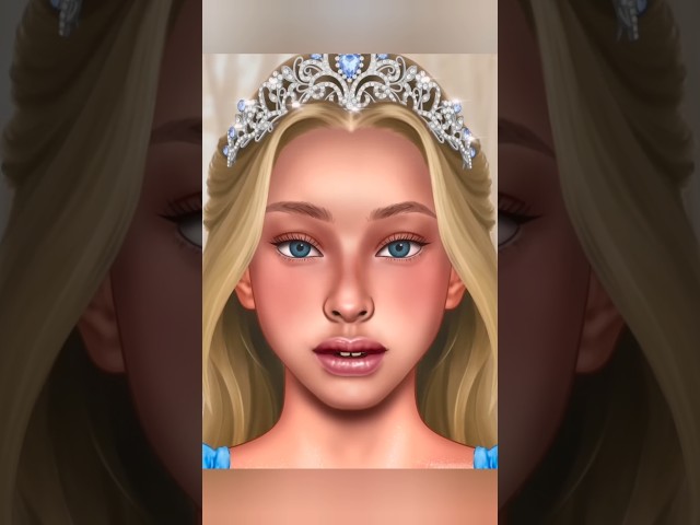 ASMR SKINCARE VIDEO| Transformation of a Lost Princess| ASMR| Make-up | Relaxing #youtube #shorts