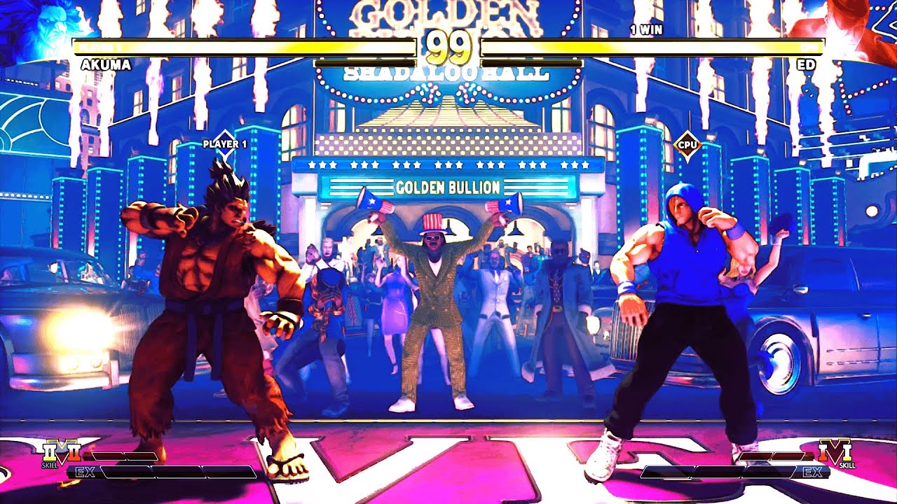 Akuma vs ED (Hardest) Street Fighter 5.