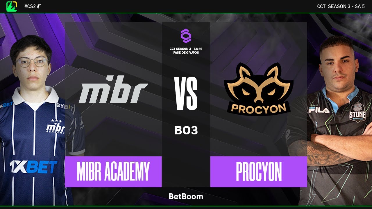 CCT Season 3 - SA #5 | MIBR Academy vs Procyon | Fase de grupos | CS2