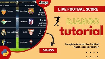 Django  Live Score  Football Matches Free Source Code
