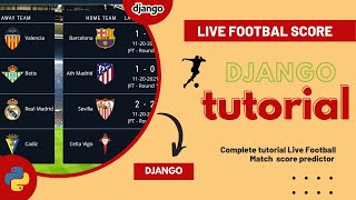 Django  Live Score  Football Matches Free Source Code screenshot 5