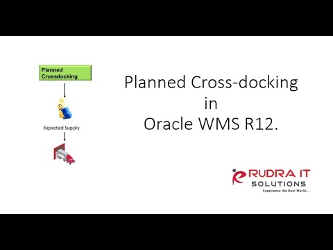 Oracle R12 Wms Capabilities Planned Cross Dock in Oracle R12 WMS | RUDRA IT SOLUTIONS | +91 ...