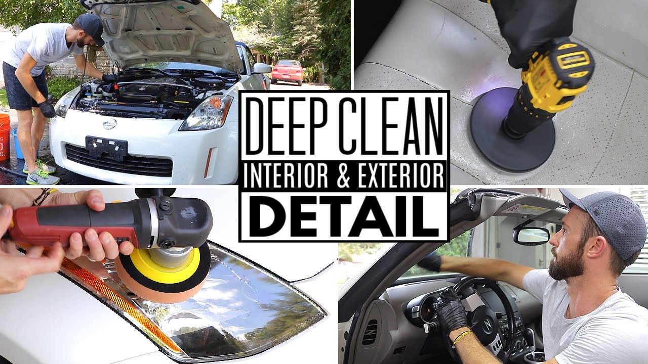 Complete Interior Exterior Detailing Deep Cleaning A Nissan 350z