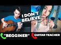 Professional GUITARIST Pretends to be a BEGINNER to Guitar Lessons  PRANK #1