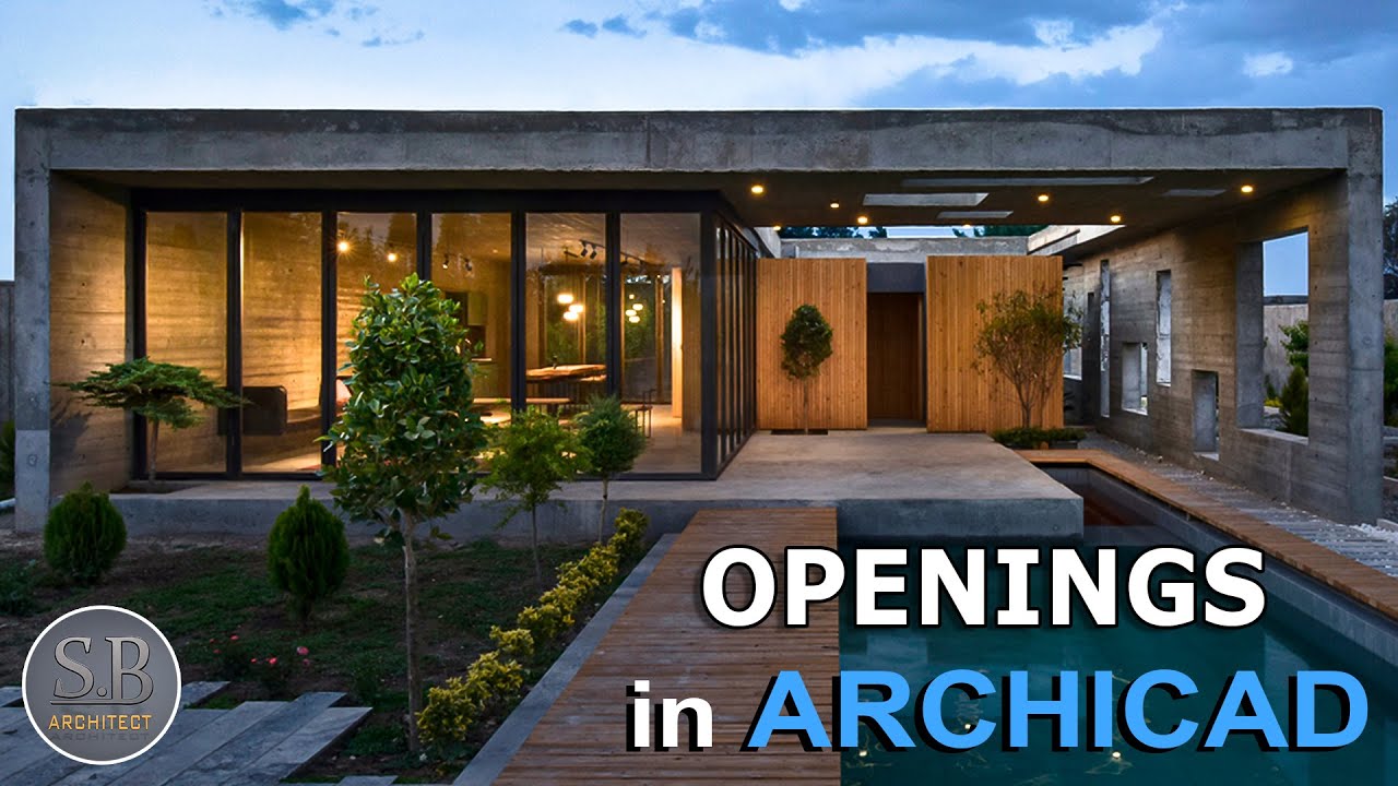 Openings / Holes in Archicad Tutorial