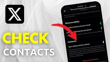 How to Check Contacts on X (EASY!)
