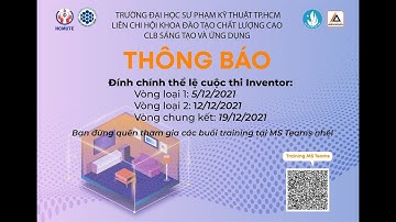 [Buổi 5]Training Cuộc thi thực chiến inventor || CLB Sáng tạo và ứng dụng