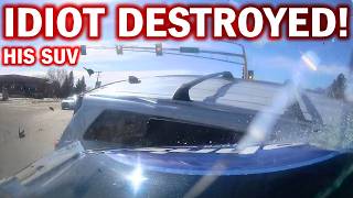 WRONG-WAY WOMAN GETS SMASHED
