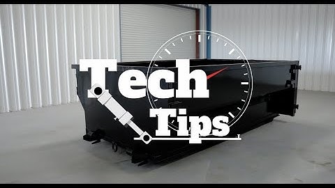 TECH TIPS- Unloading a Roll Off Dumpster!