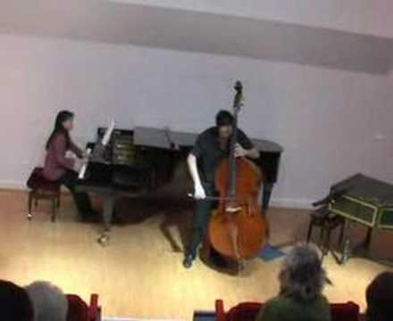 Van Gons/Julien Mathias contrebasse Michiko Ishii ...