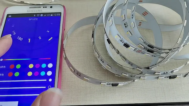 TM1814 DC24V  RGBW pixel led strip work with sp107e smart led controller