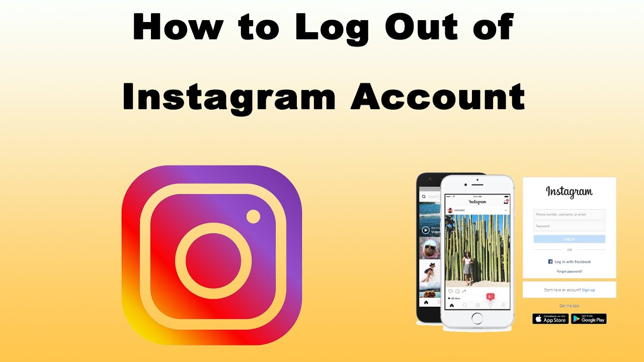 How to Log Out of Instagram Account - YouTube