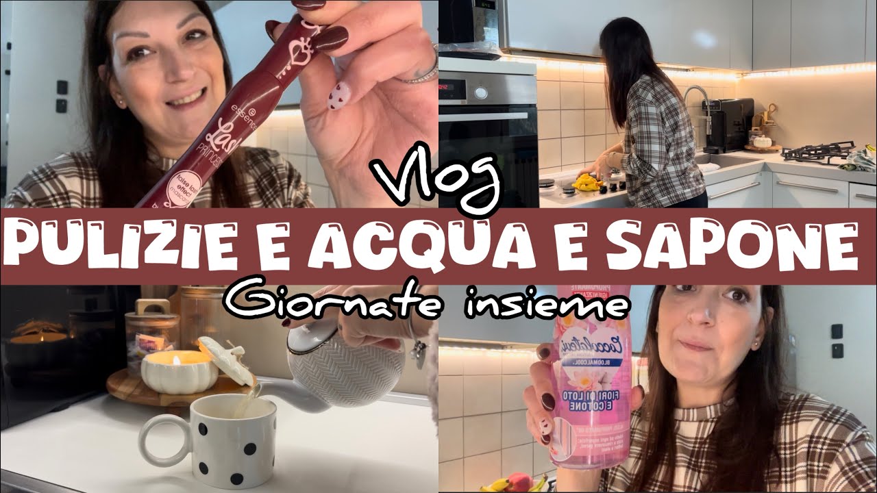 VLOG CASA🏡 || Pulizie, Acqua e Sapone|| andiamo al sushi 🍣 stiamo insieme 💋