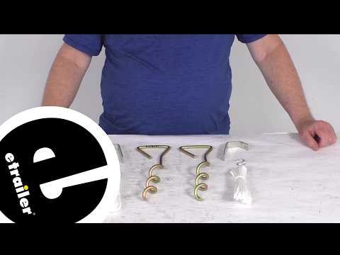 etrailer | What to Know About the Camco RV Awning Anchor Kit w/ Tension Ropes