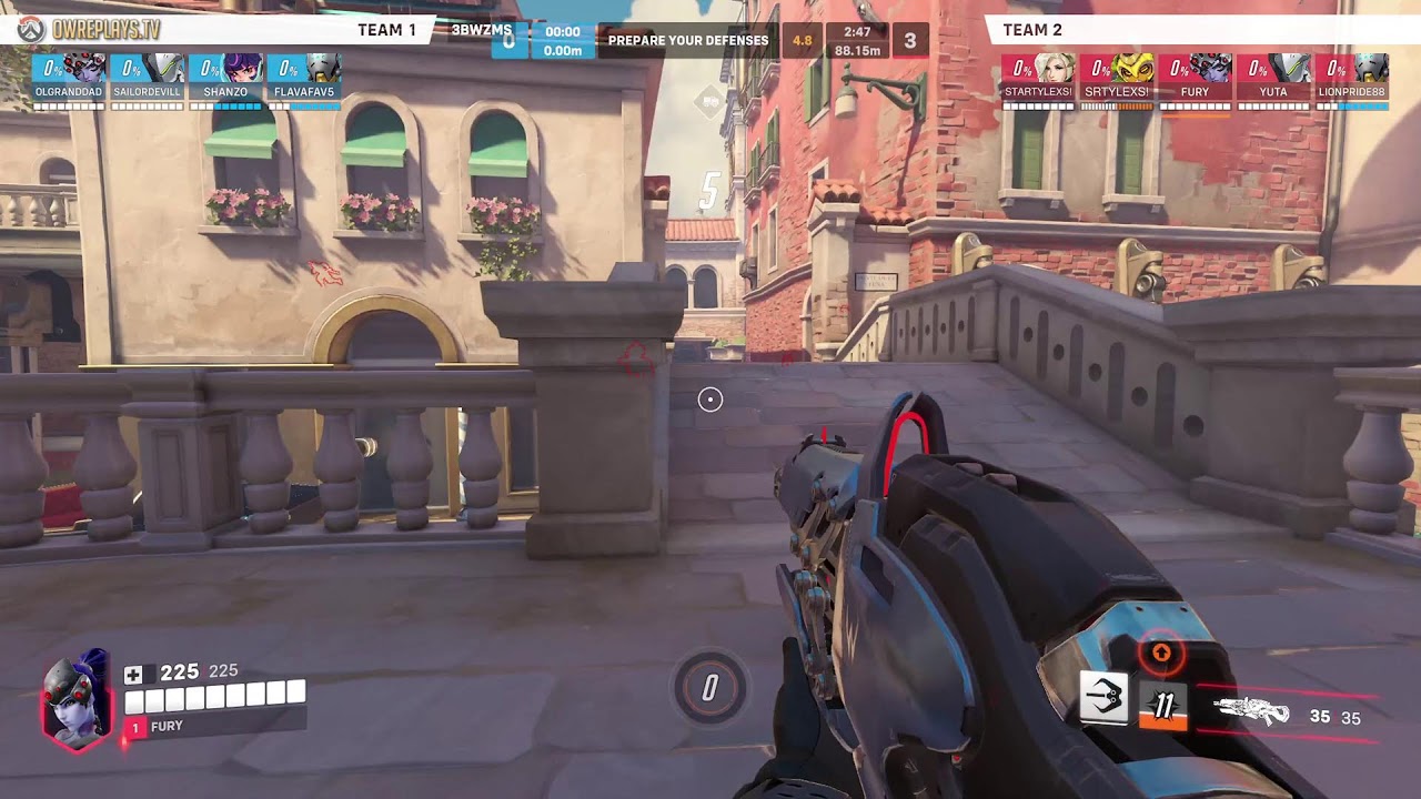 A good widow day by FURY — Overwatch 2 Replay 3BWZMS