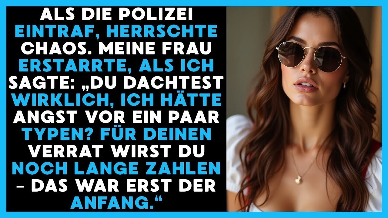 Polizei kam zum Chaos  zwei lagen reglos, drei keuchten – und meine Frau stand erstarrt