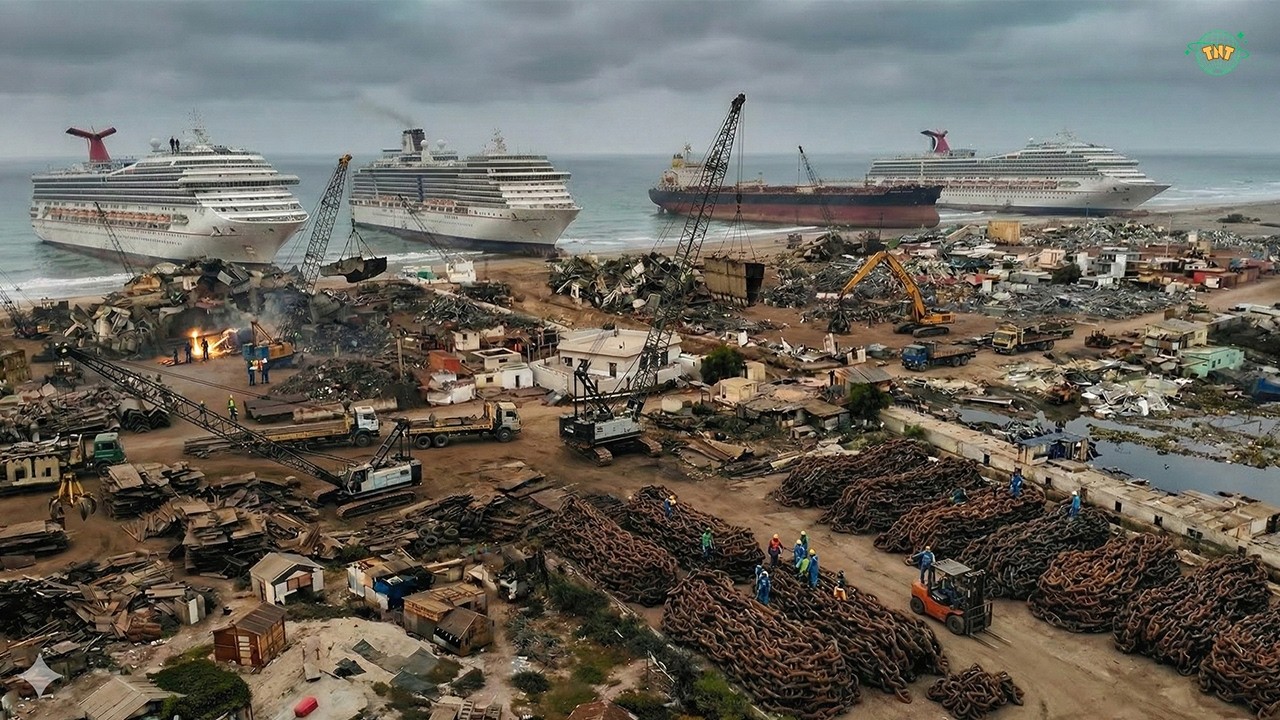 Quy Trình Tái Sinh 40.000 Tấn Thép Khốc Liệt Nhất Thế Giới!