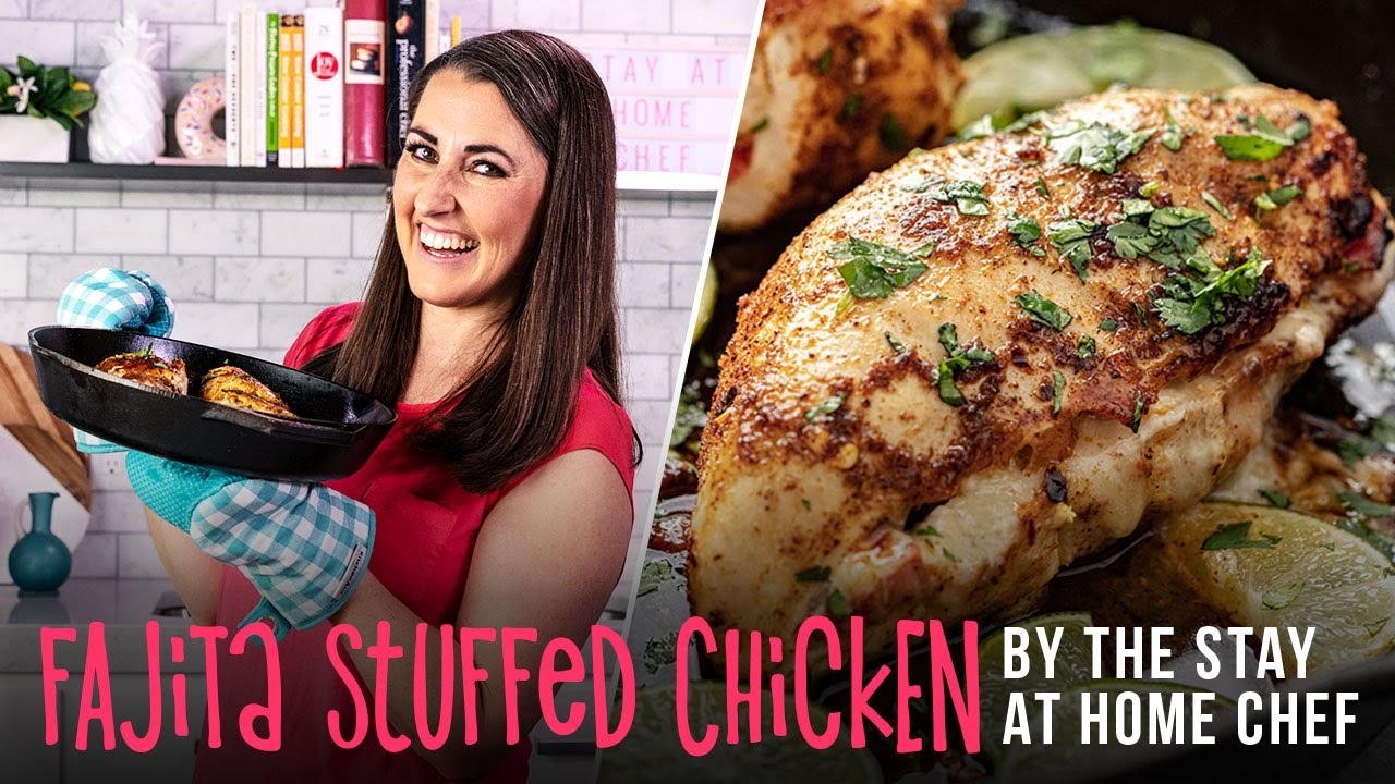 How to Make Fajita Stuffed Chicken - YouTube
