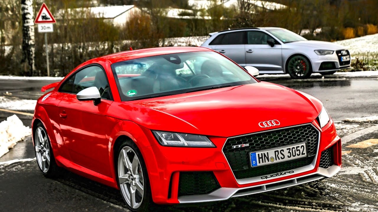 2017 Audi TT RS vs. RS3 8V - RACE & SOUND (60FPS)