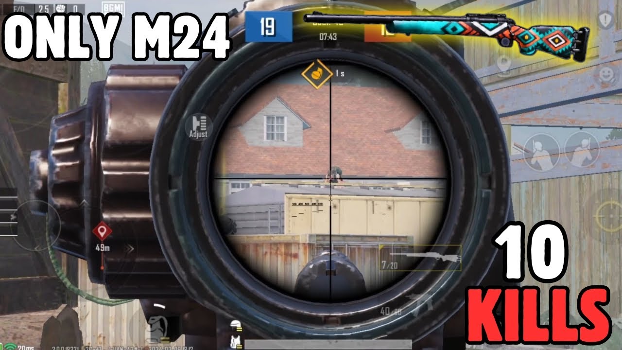 Only M24 Battle 🔥🔥 ! TDM GAMEPLAY ! BGMI ! - YouTube
