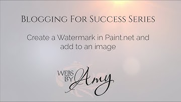 Create a Watermark in Paint.net