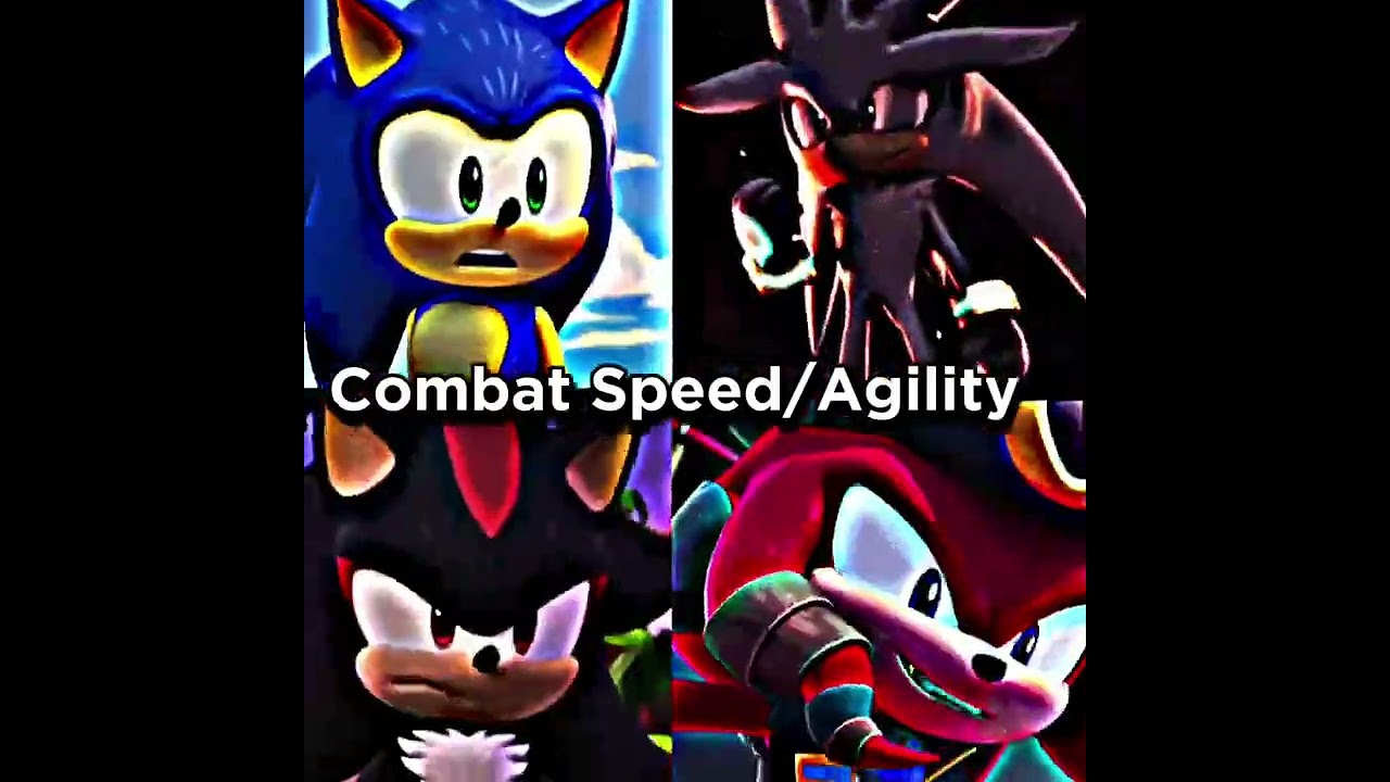 Sonic Vs Shadow Vs Silver Vs Knuckles | 